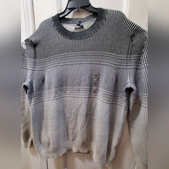 Alfani Men's Ombre Striped Sweater, - Picture 2 of 4